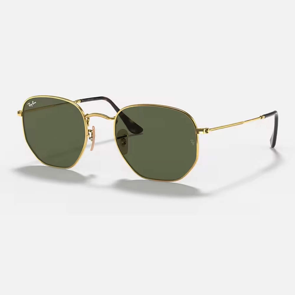 LIKE NEW- Rayban HEXAGONAL FLAT LENSES
